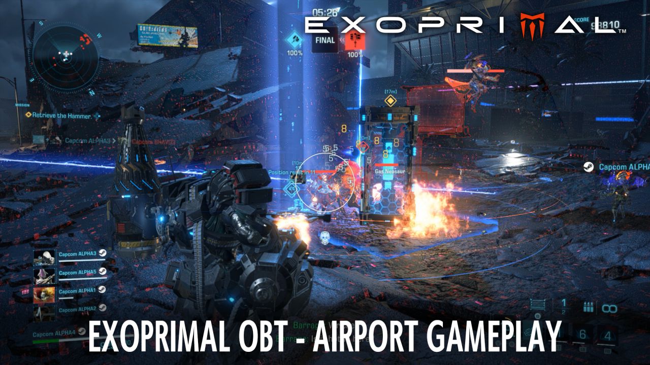 Exoprimal OBT - Airport Gameplay