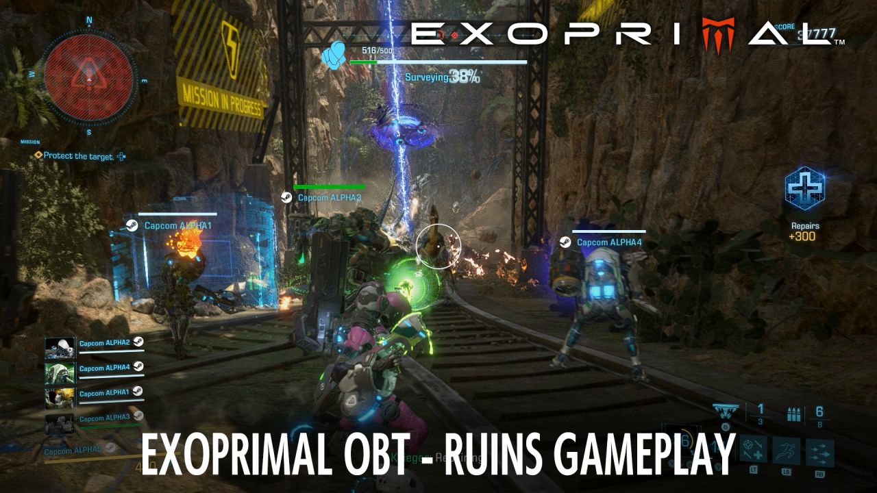 Exoprimal OBT - Ruins Gameplay