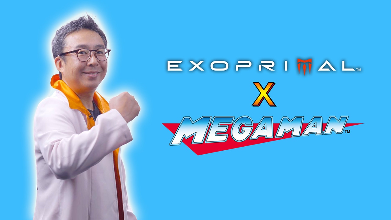 Colaboração Exoprimal x Mega Man - Uma Mensagem de Masakazu Eguchi (também conhecido como 